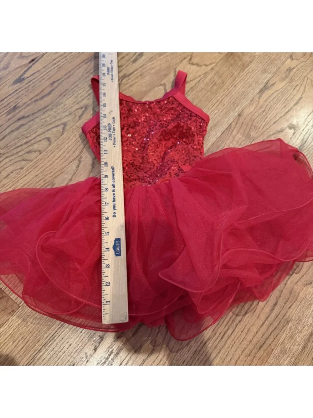 Weissman XSC XS Child Red Competition Dance Costume #12410 Tap Jazz Musical Thea